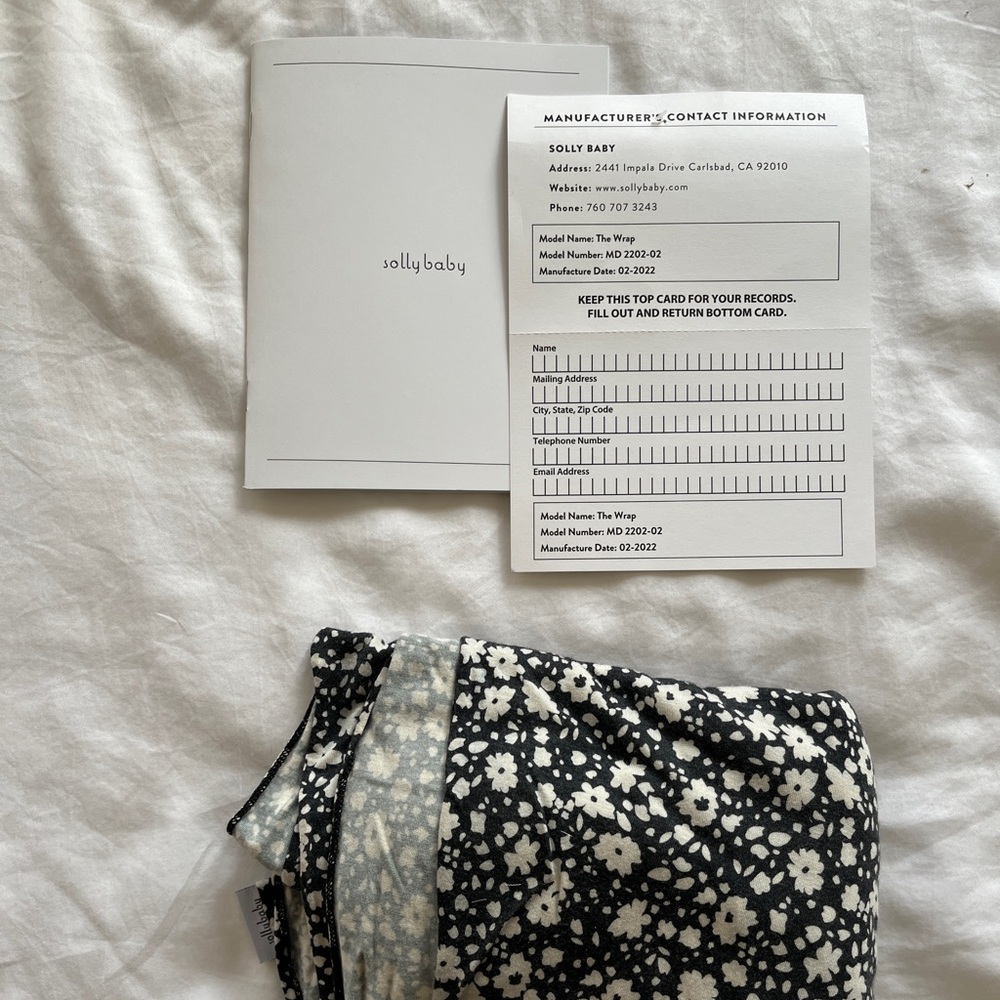 Solly Baby Wrap Moonflower New